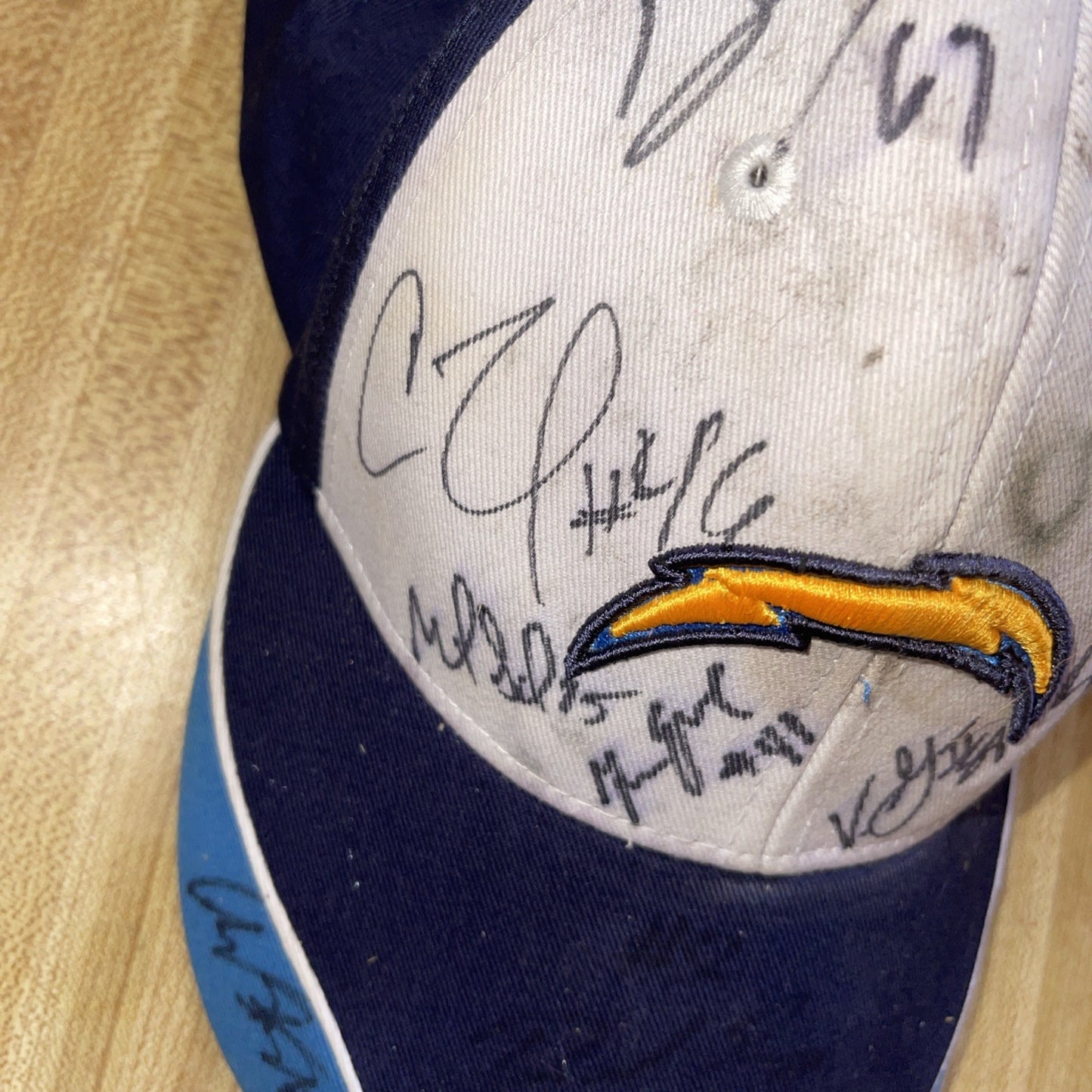 Autographed Chargers Cap