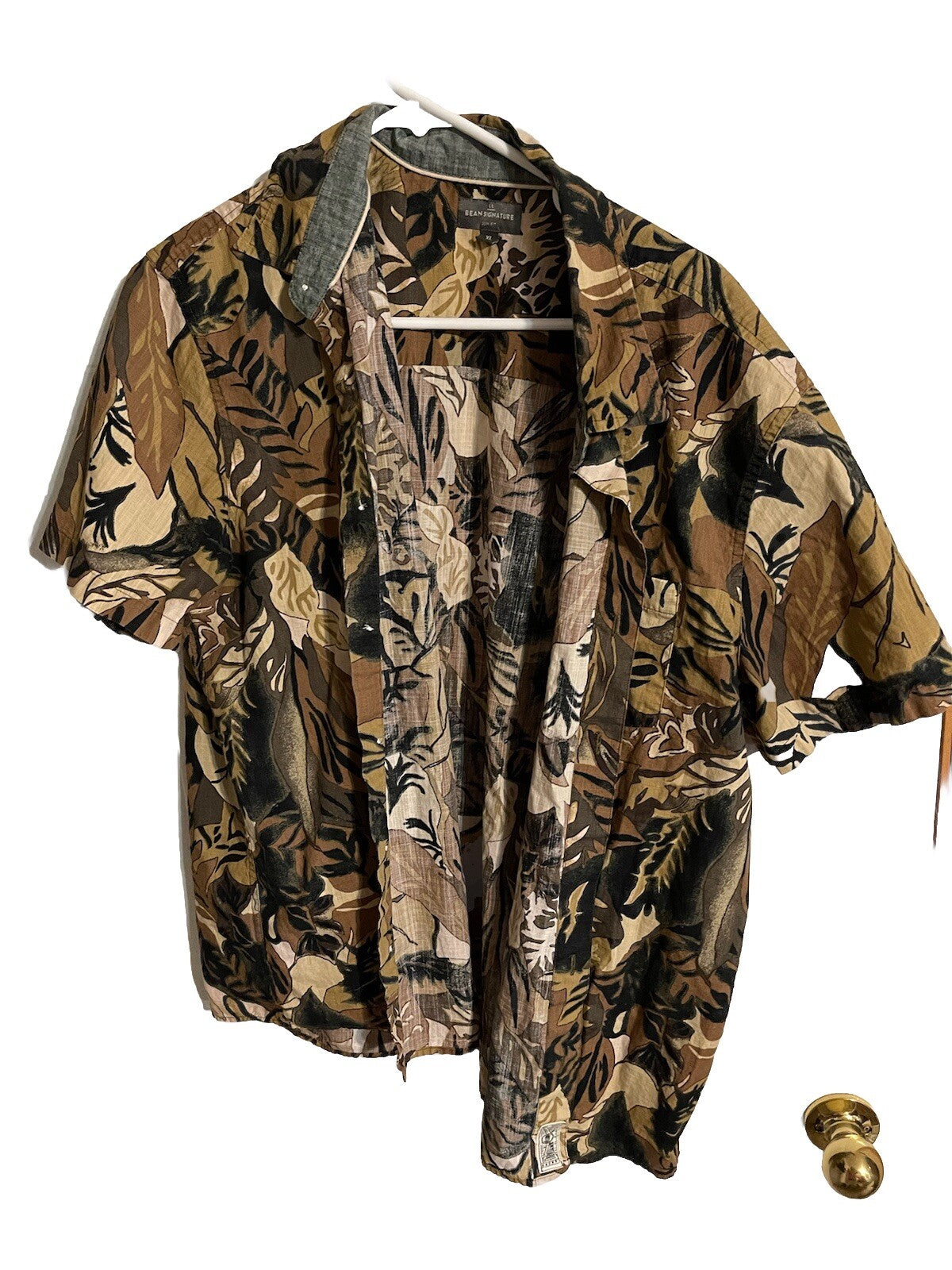 LL Bean Signature Hawaiian Shirt XL