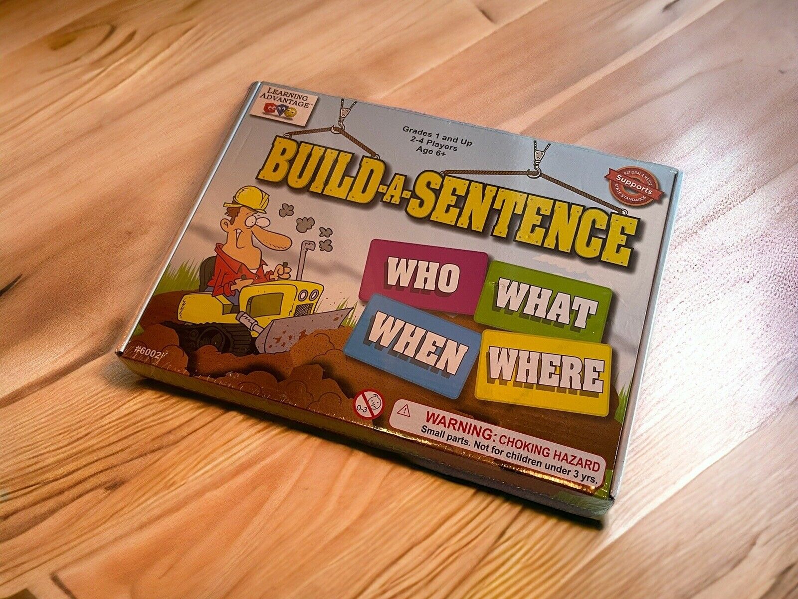 BUILD-A-SENTENCE Board Game Grade 1 & Up WCA 6002 NEW FACTORY SEALED