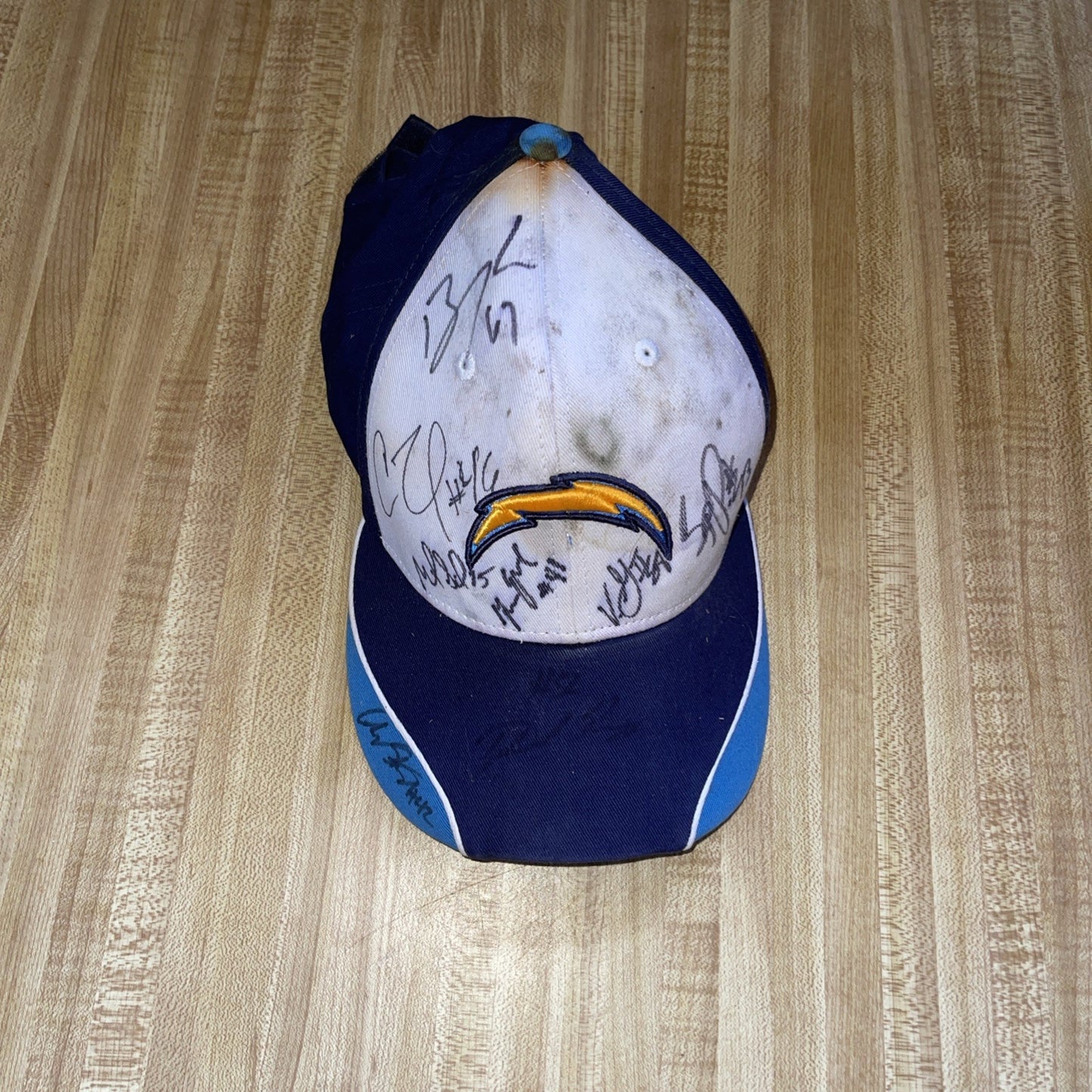 Autographed Chargers Cap