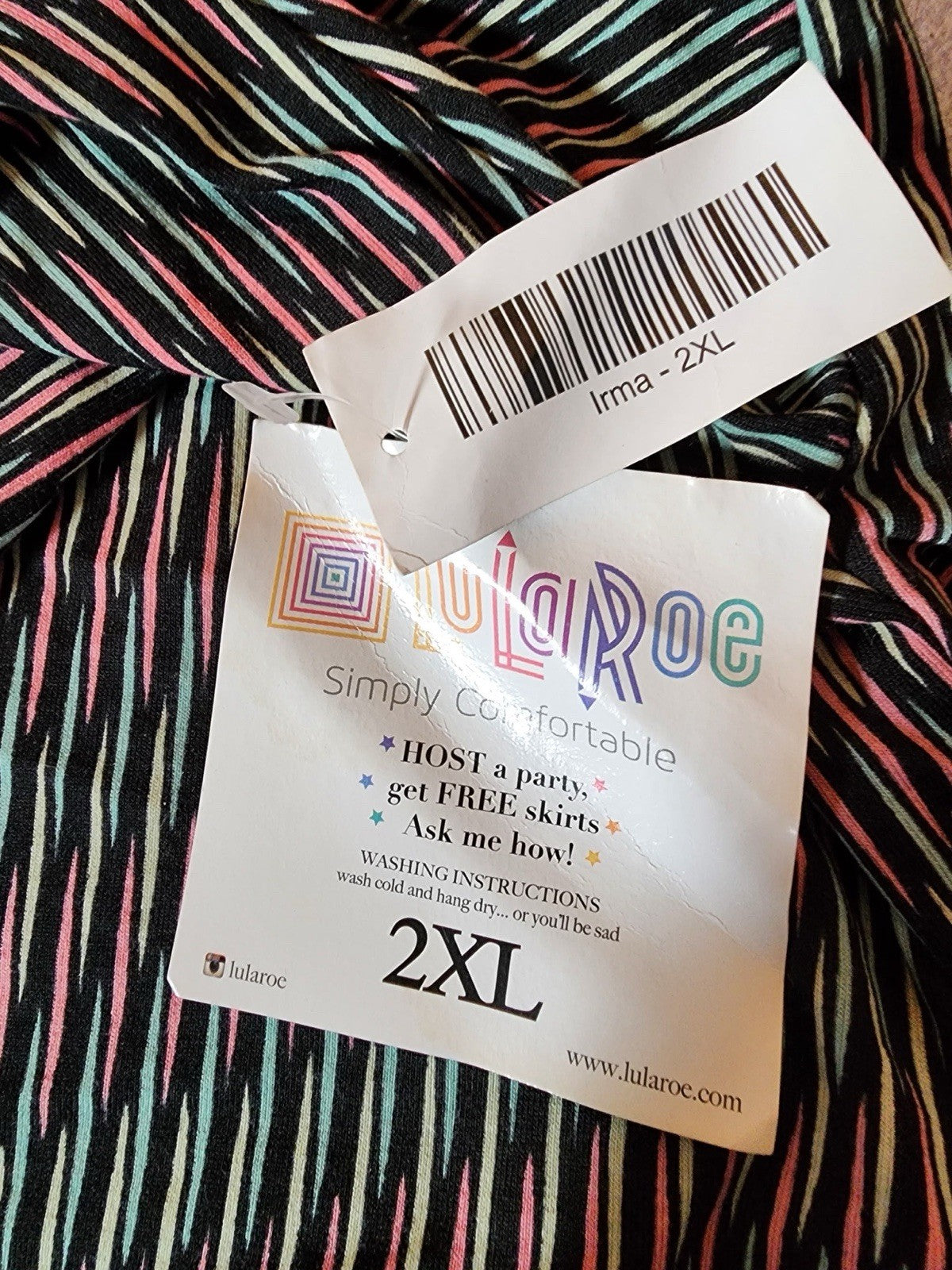 Lularoe  Top 2XL NWT