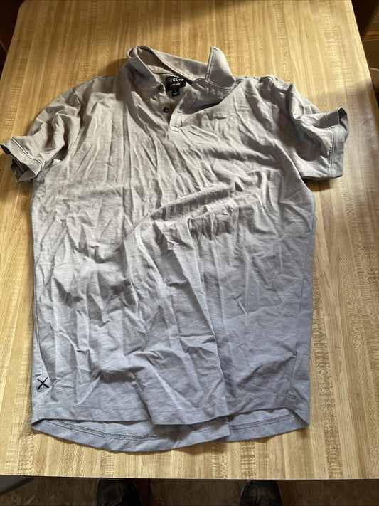 cuts curve hem polo Large 