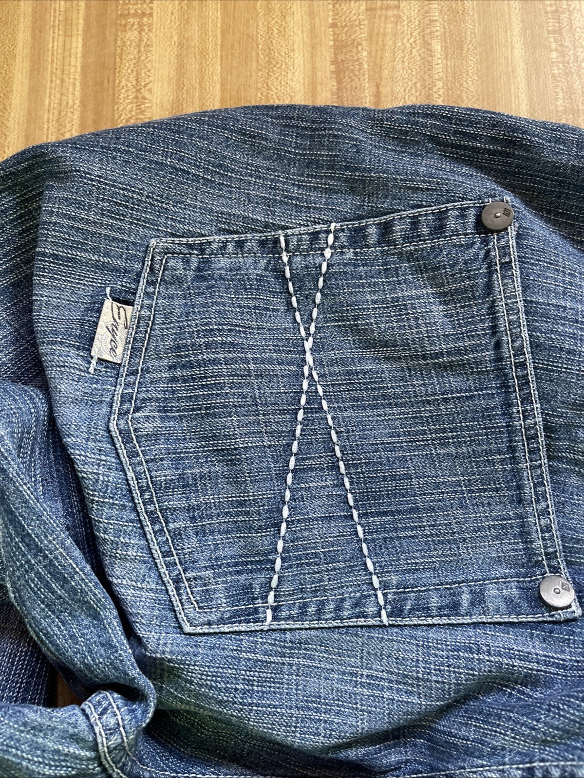 Enyce Jeans 38/34 Baggy Wide Leg Y2K Hiphop Streetwear 