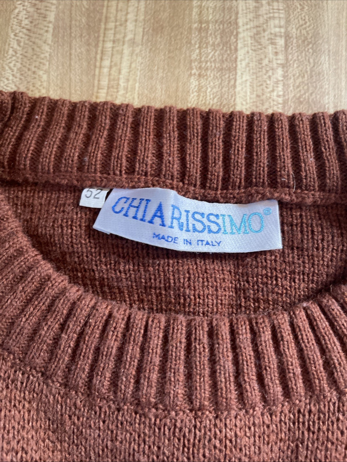 Chiarissimo Sweater Made In Italy Size 52