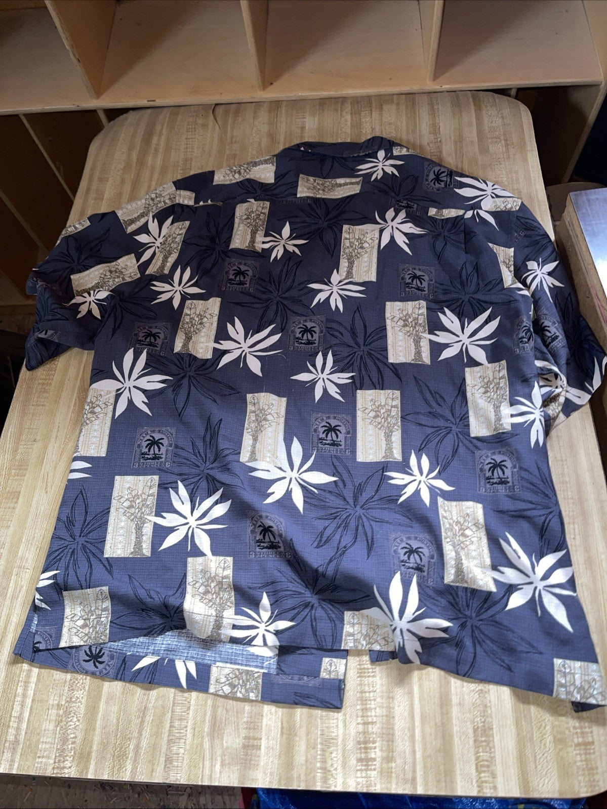 reyn spooner regency silk jacquard Shirt XXL 