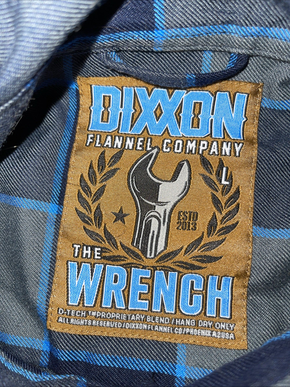 Dixxon The Wrench Flannel Large 