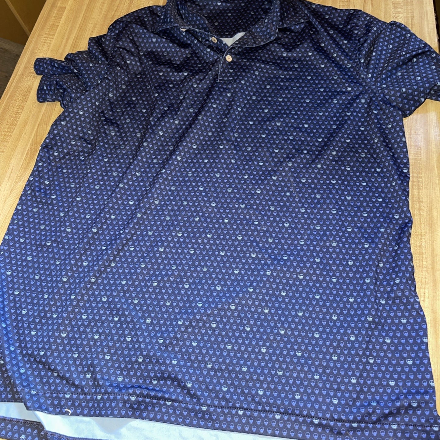 Peter Millar Summer Comfort Polo Skull AOP Large 
