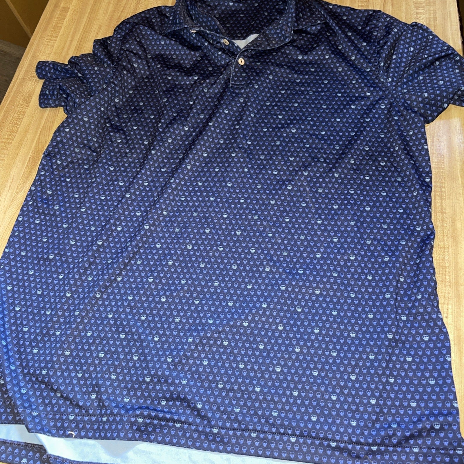 Peter Millar Summer Comfort Polo Skull AOP Large 