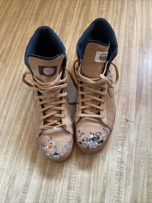 Converse All Star Banbulu Embroidered Pro Leather Shoes Size 12