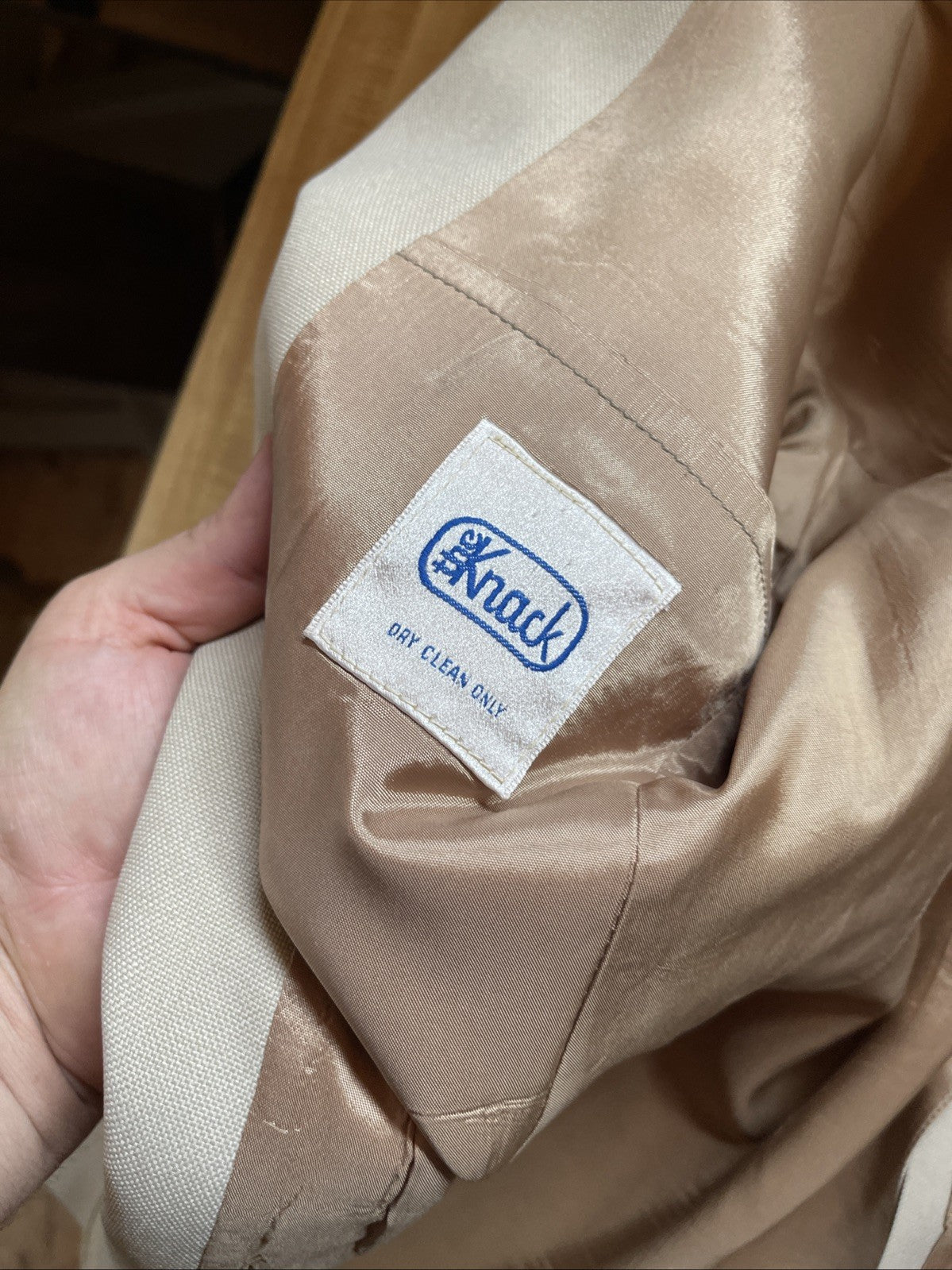 Vintage The Knack Blazer Dated 1980