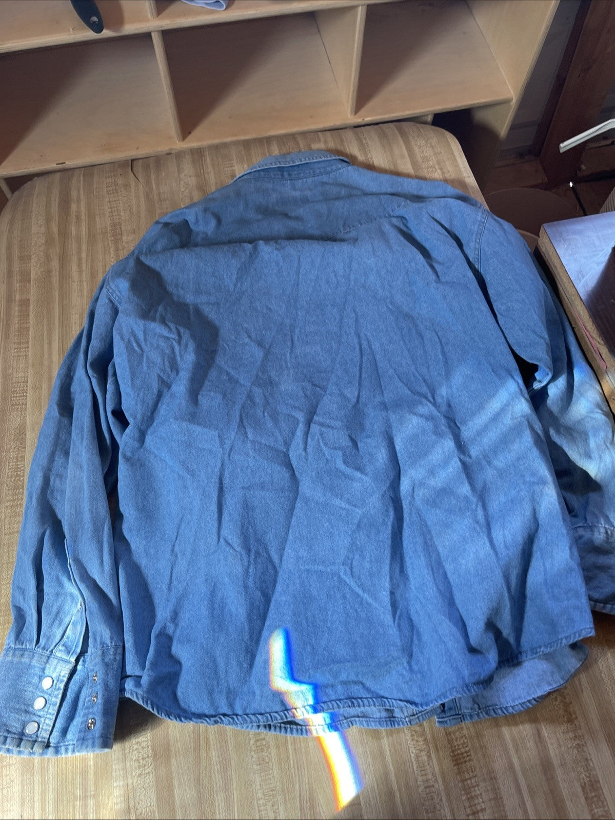 Sandy River Denim Pearl Snap 3XL 