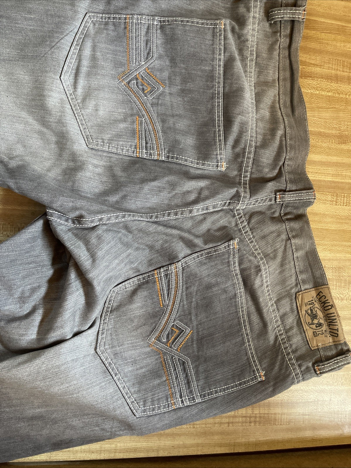Ecko Unltd Jeans Y2K Baggy Wide Leg Hiphop Streetwear 46/32