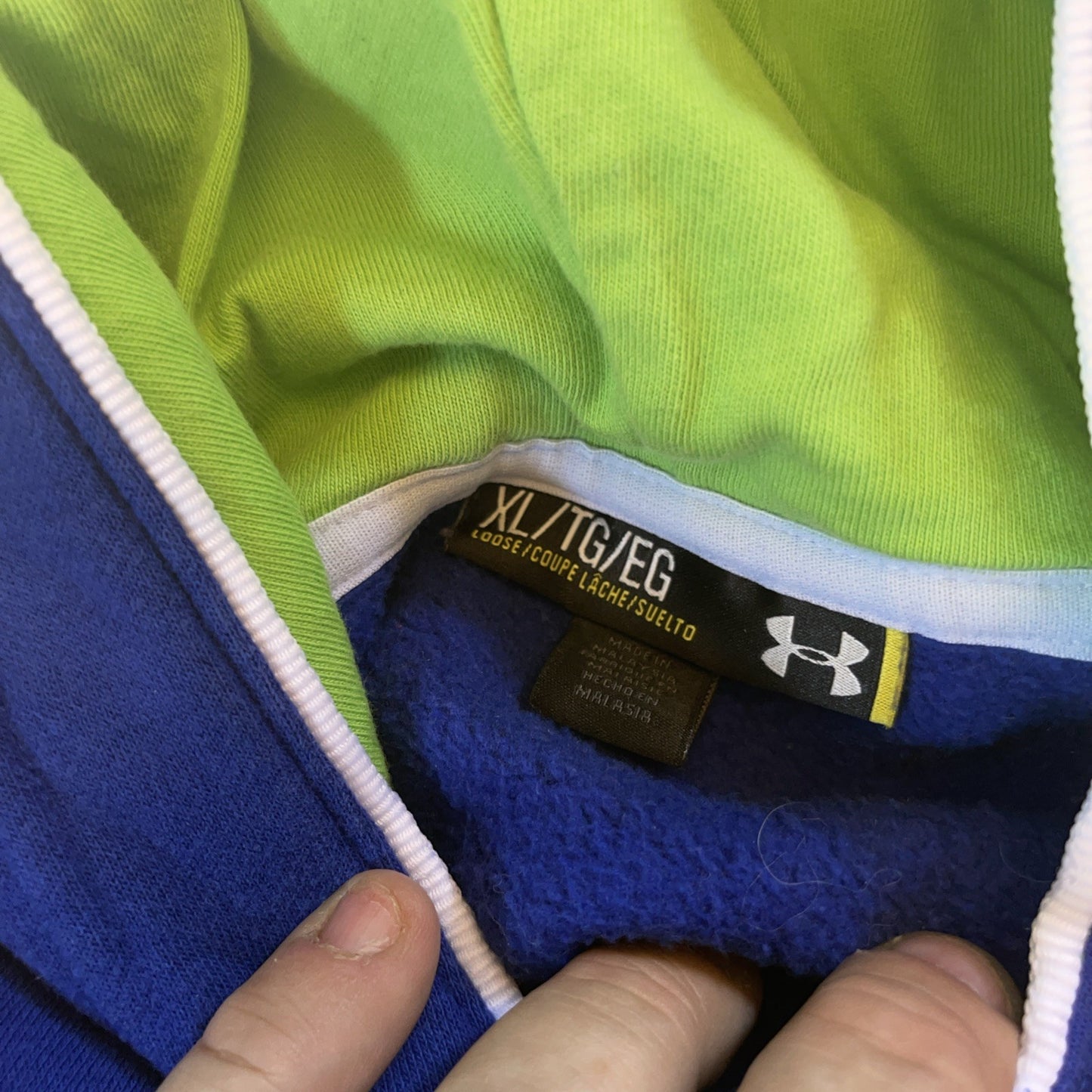 Under Armour Hoodie XL Cruz Azul Mexico