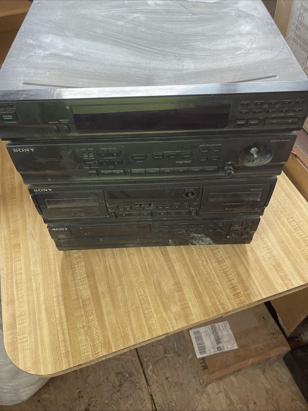 Sony Stereo For Parts