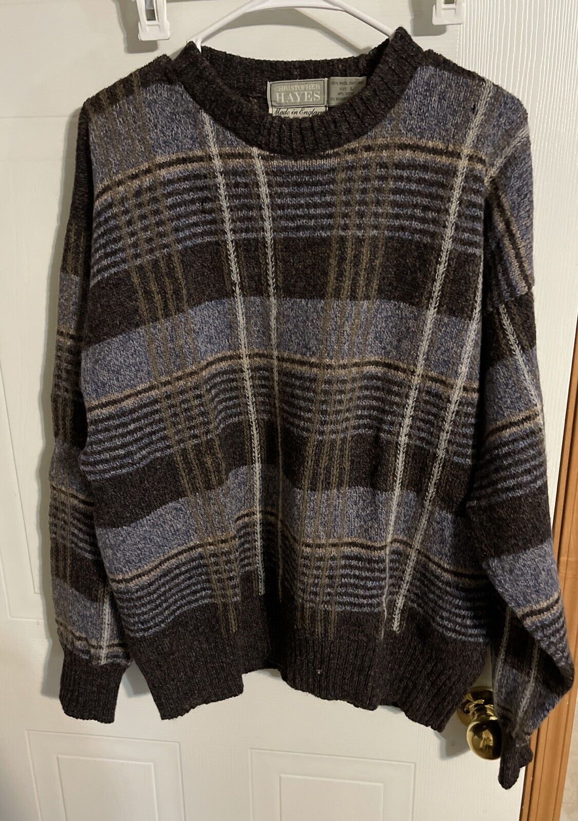 Vintage Christopher Hayes Shetland Wool Sweater Large