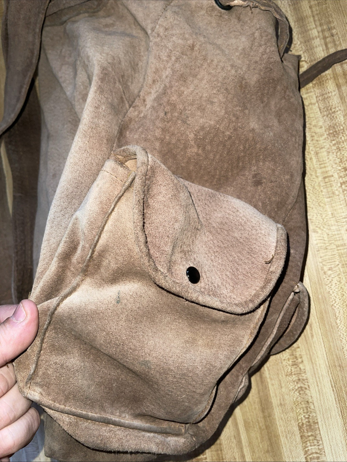 Vintage Leather Backpack 