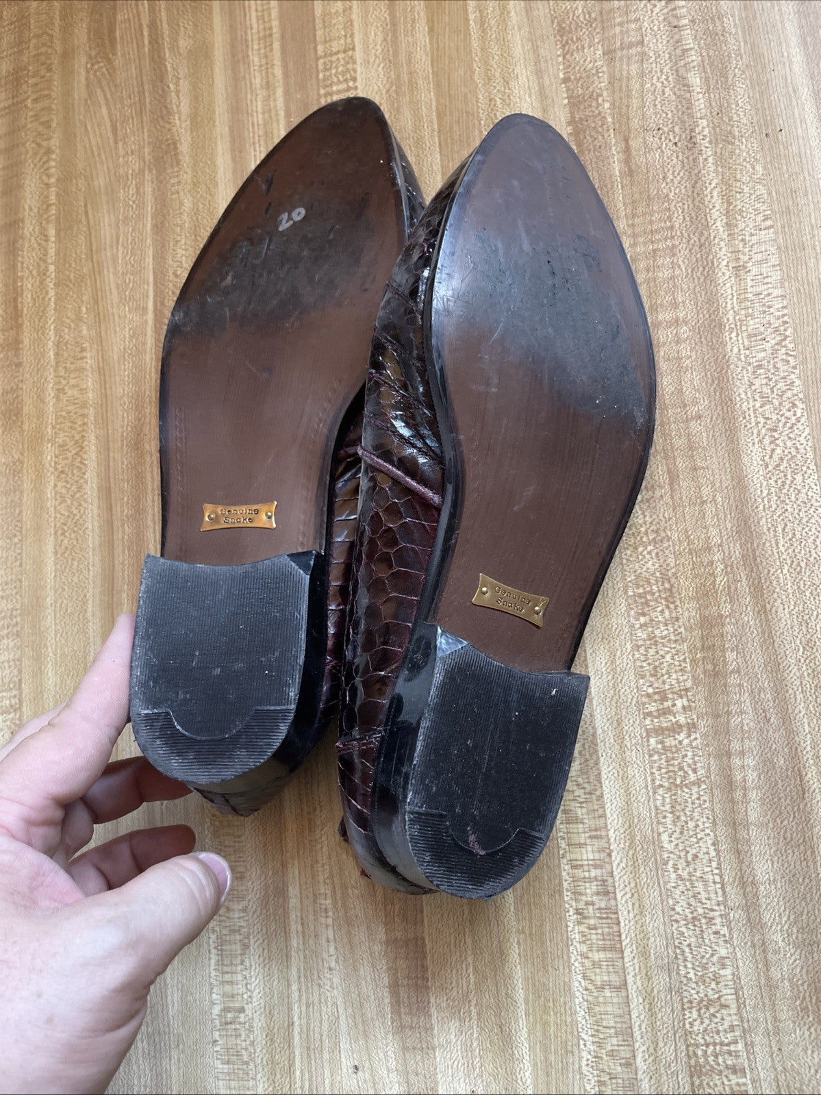 Giorgio Brutini Genuine Snake Shoes 12