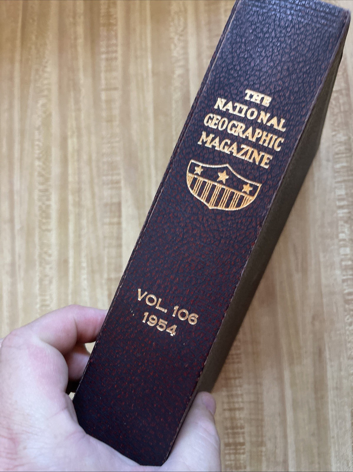 National Geographic Index 1954 Hardcover 