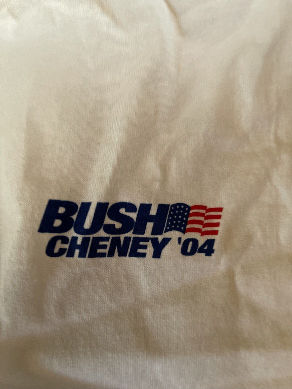 Vintage Bush Cheney Campaign T Shirt Large 