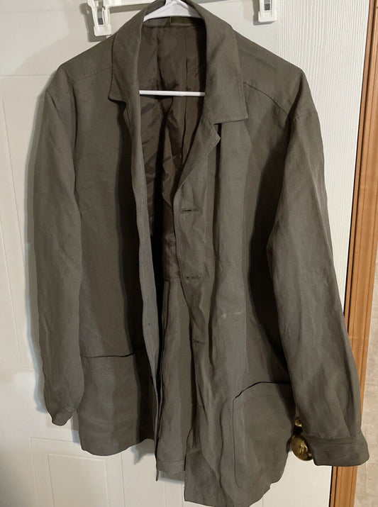 Tommy Bahama Silk Linen Blend Blazer Large 