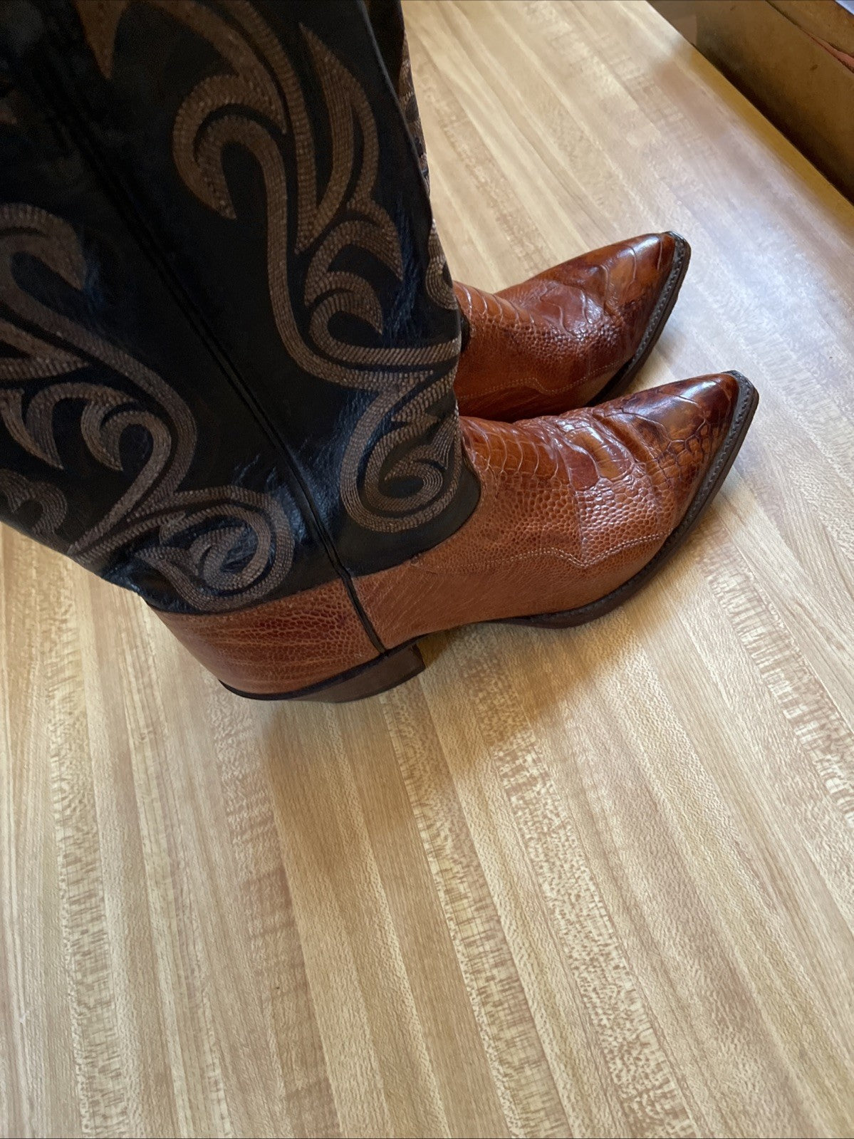 J. Chisholm Cowboy Boots 7 M