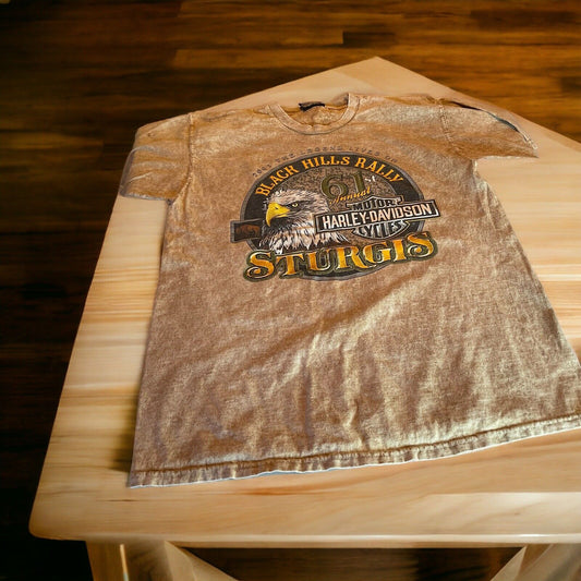 Vintage 2001 Sturgis Harley Davidson T Shirt Medium 