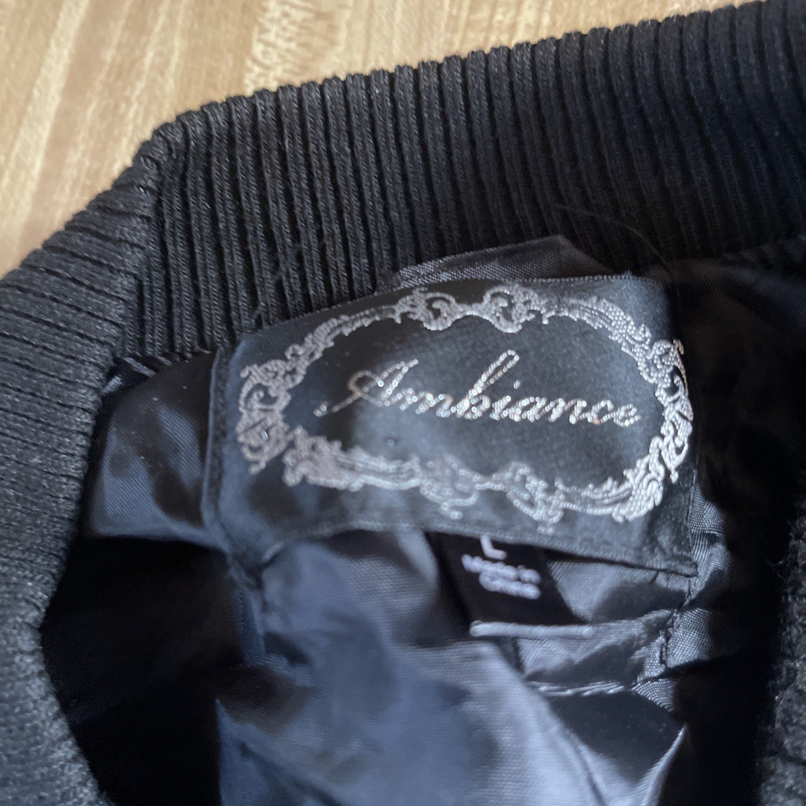Ambiance Bomber Jacket Large NWT 