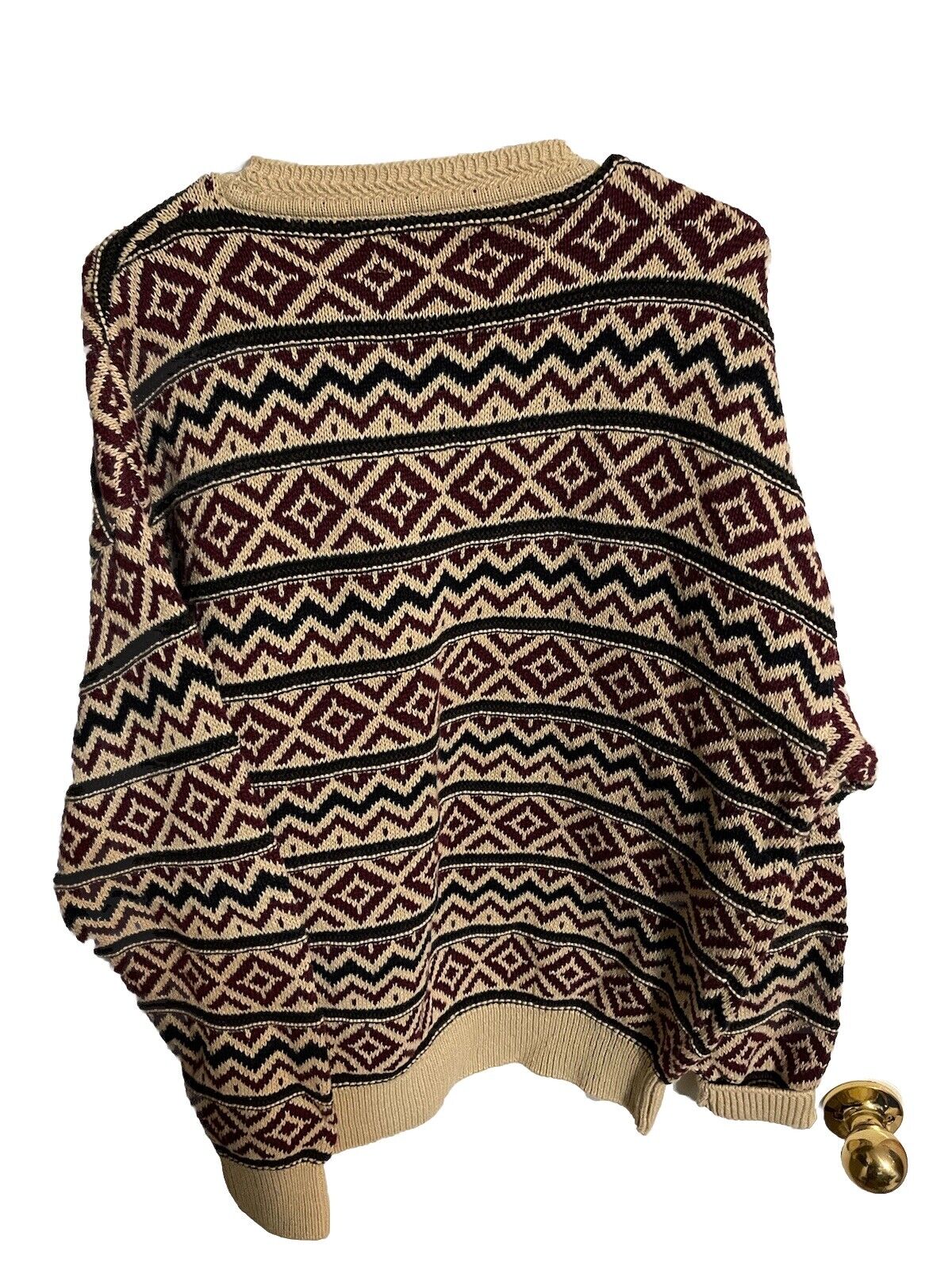 Saddlebred Aztec Southwestern Print Sweater XL