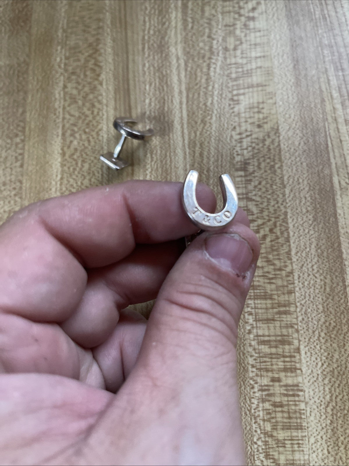 Tiffany & Co Horseshoe Cufflinks 