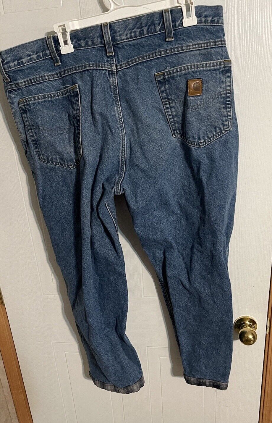 Carhartt Flannel Lined Jeans 38x30