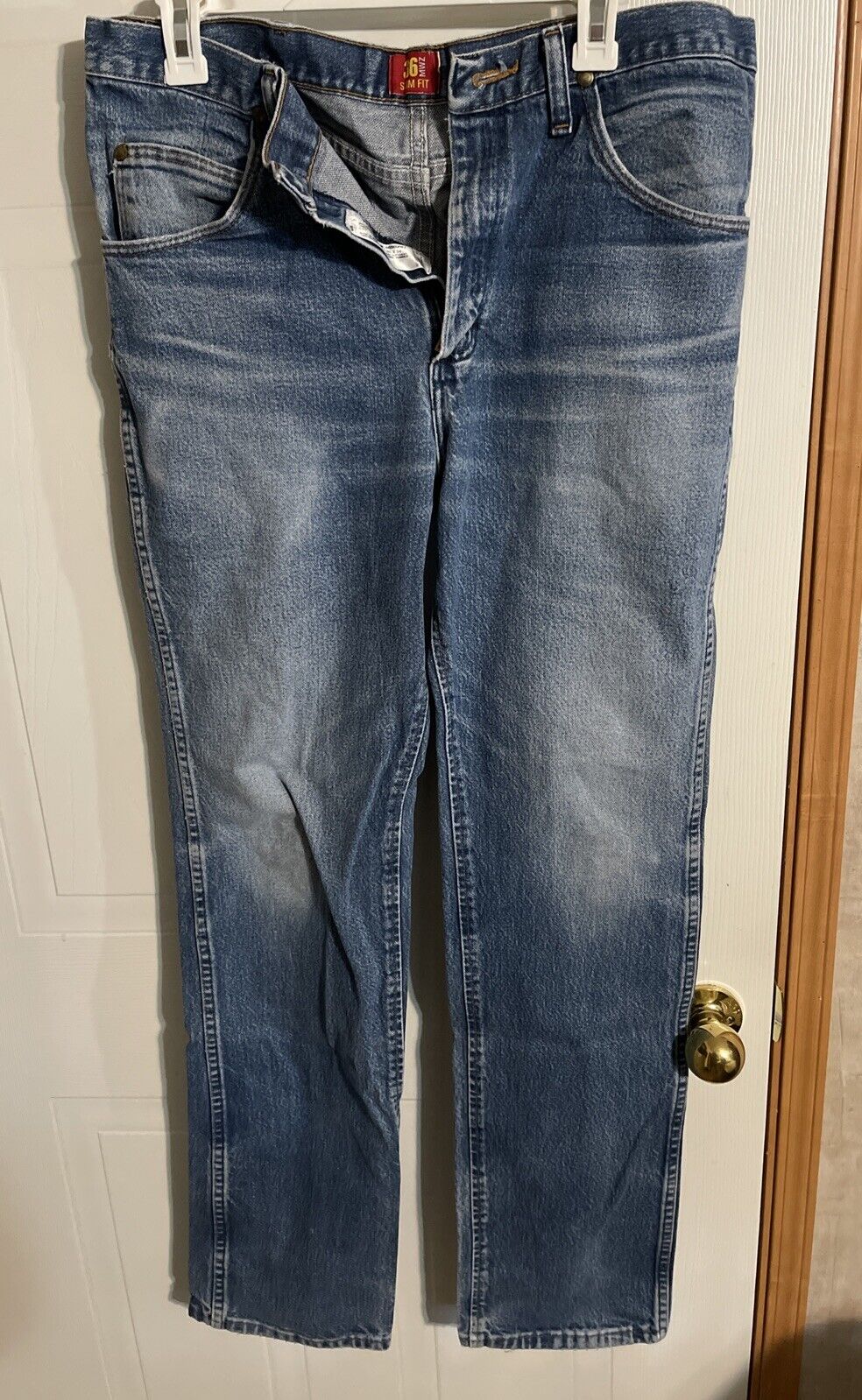 wrangler 36mwz slim fit jeans 35x34