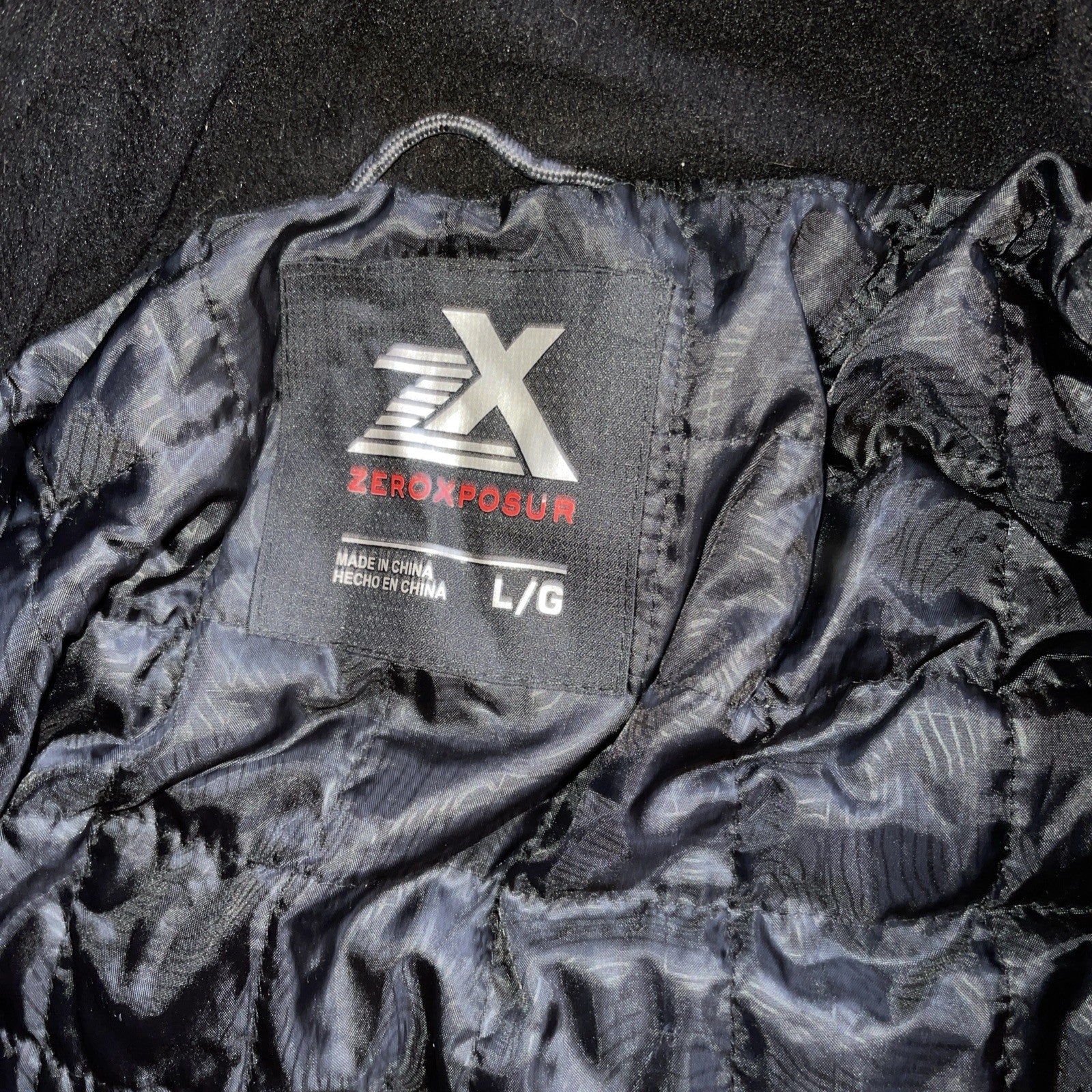 zeroxposur mens jacket large