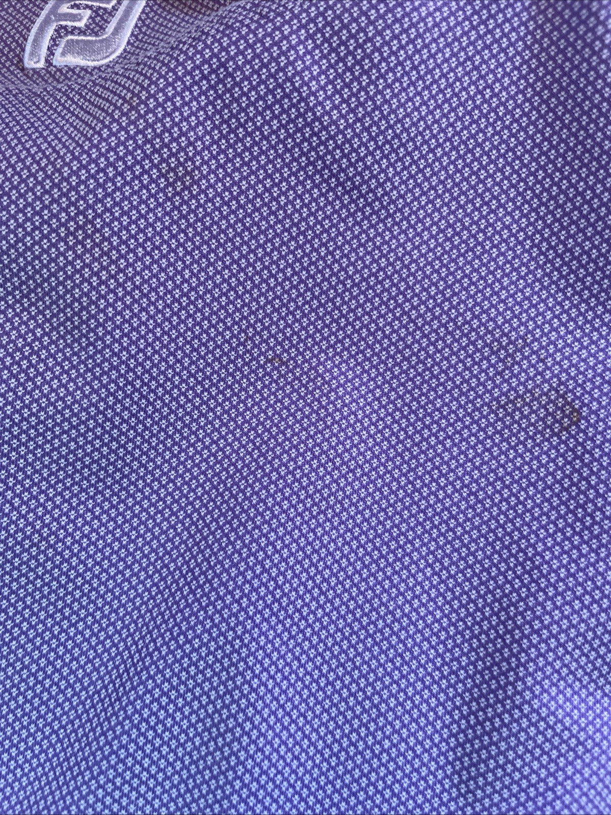 FJ Polo Singing Hills Embroidery Large Has Stains On Back