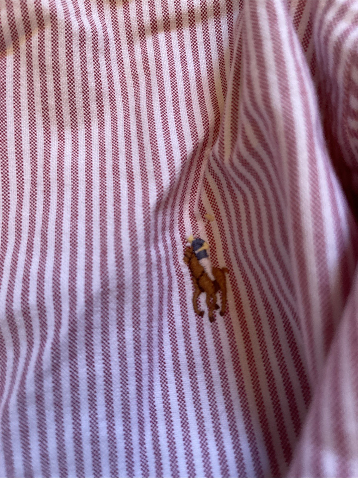 Ralph Lauren Button Down NWT Large Flesh Pony