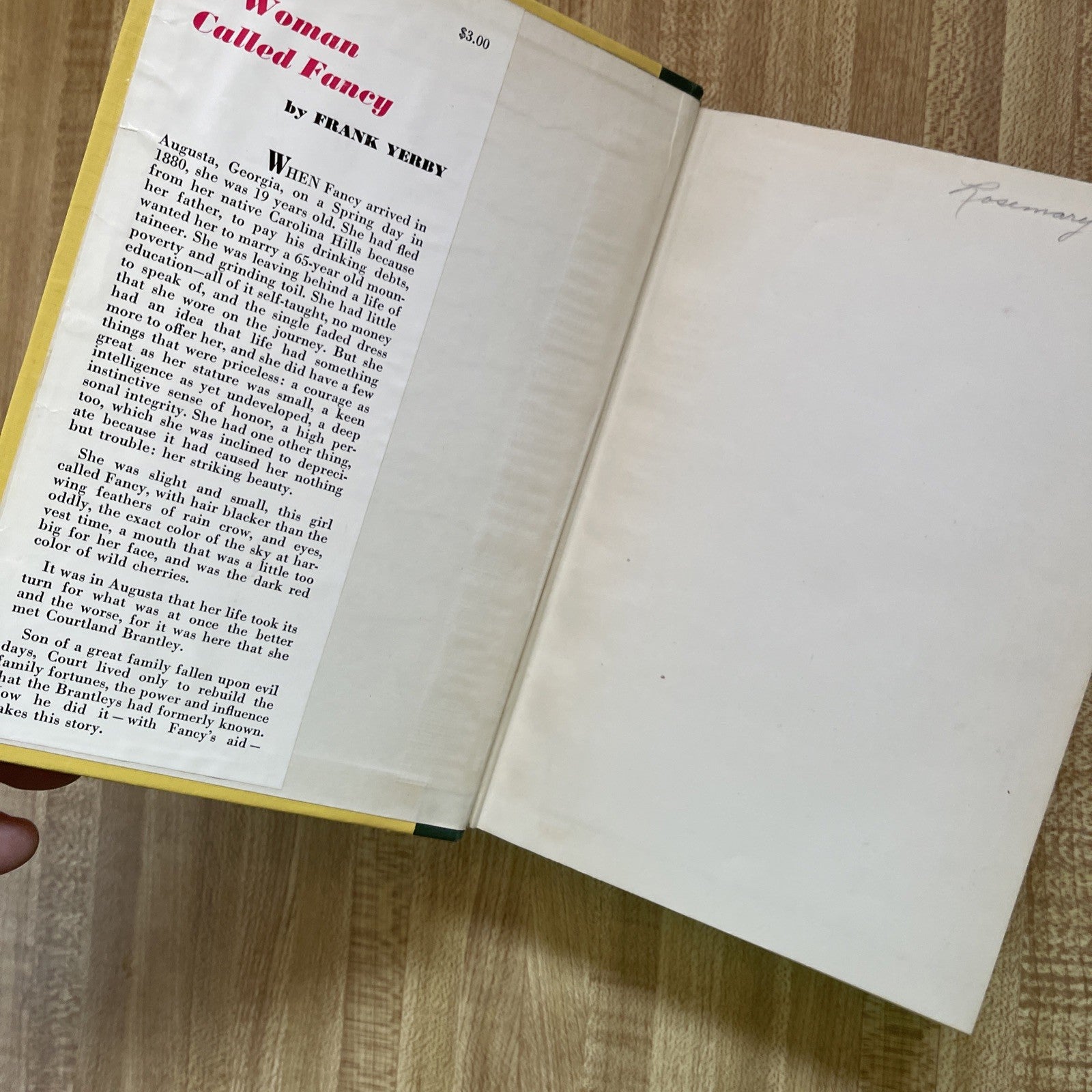 A Woman Called Fancy Hardcover 
