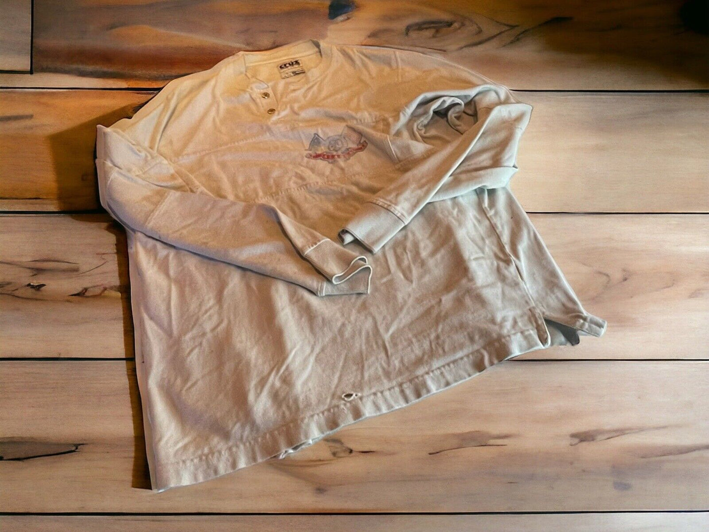 Cotton Cruz Henley Medium 