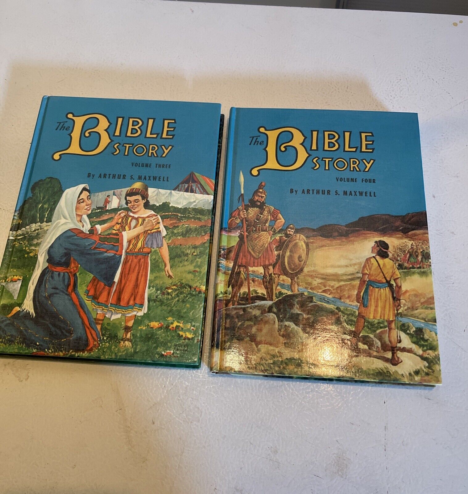 The Bible Story Hardcover Lot Antique 