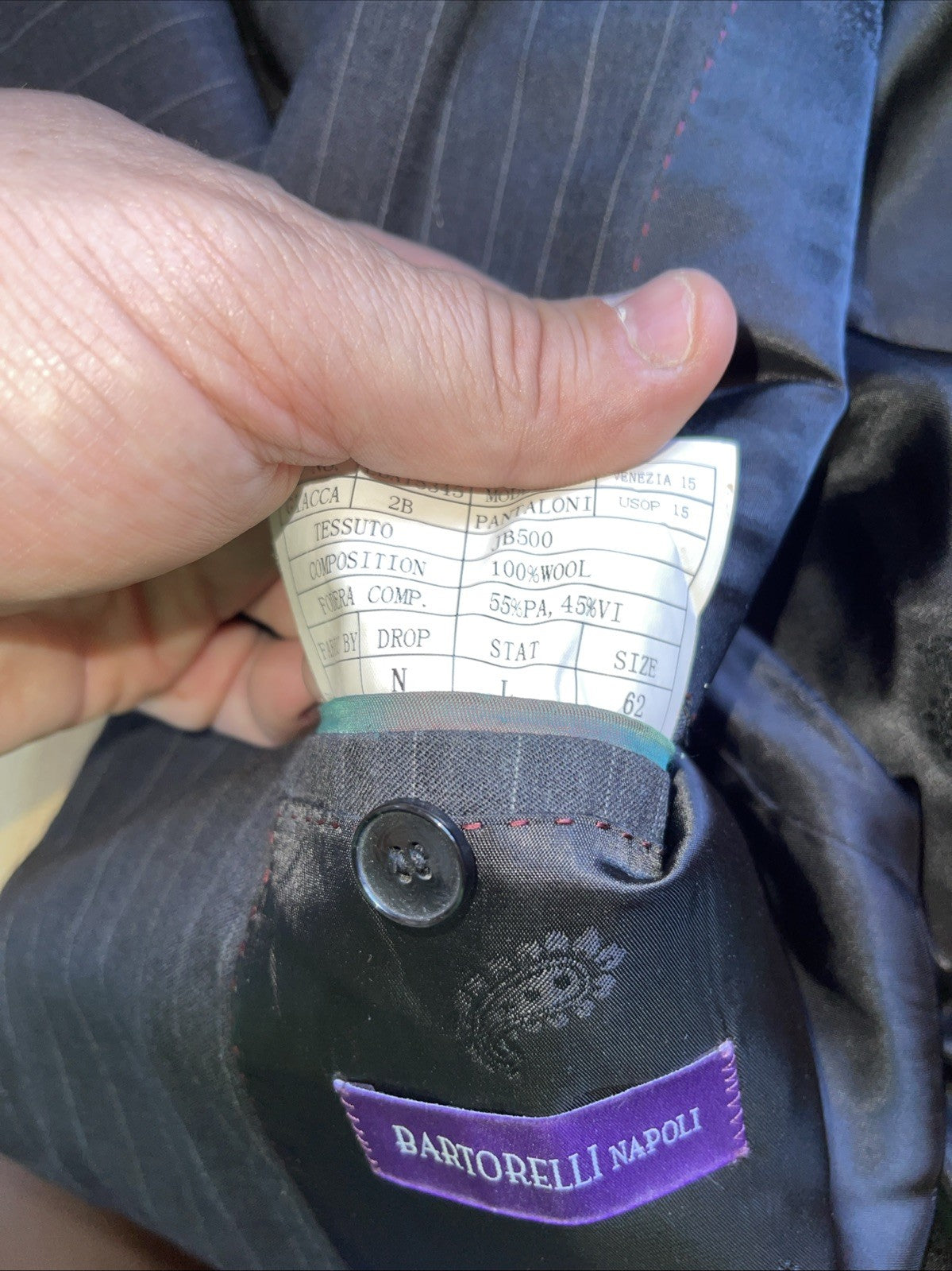 bartorelli napoli Blazer 62 EU 52 US