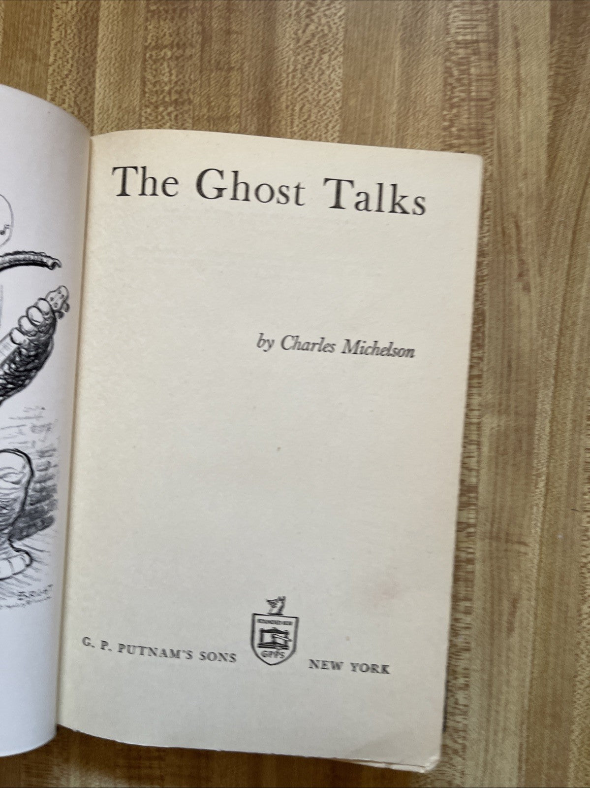The Ghost Talks Hardcover 