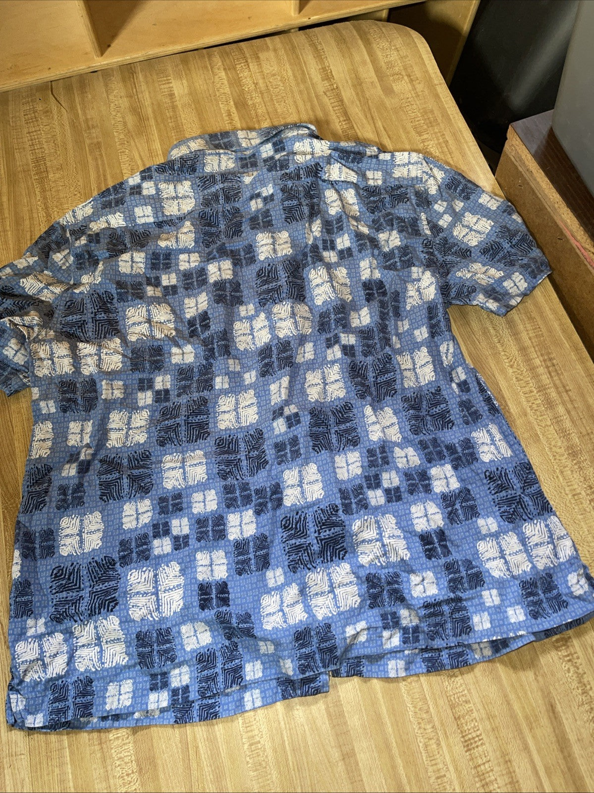 nat nast silk blend shirt large