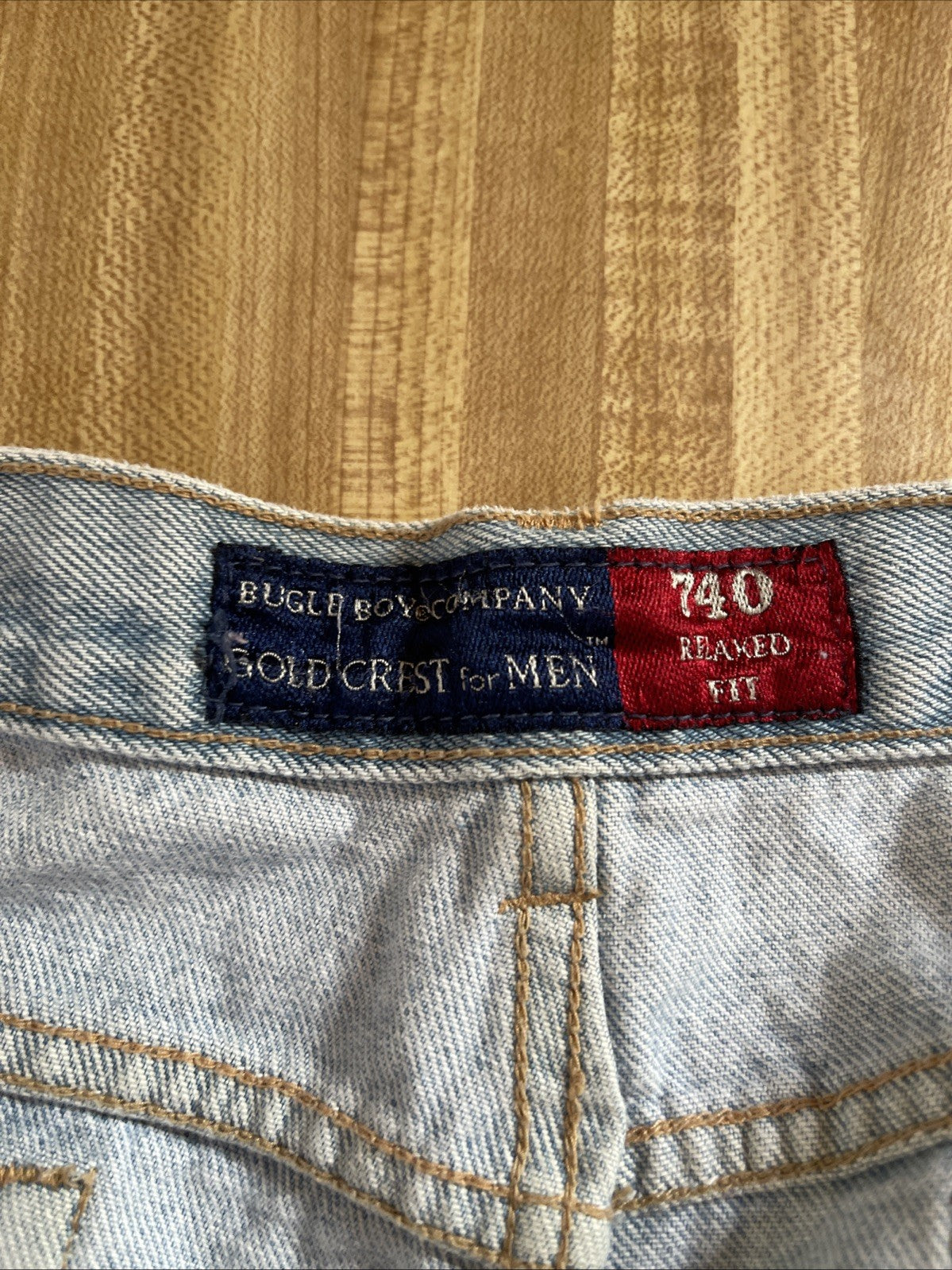 Bugle Boy Golden Crest Jeans 740 Relaxed 40/32