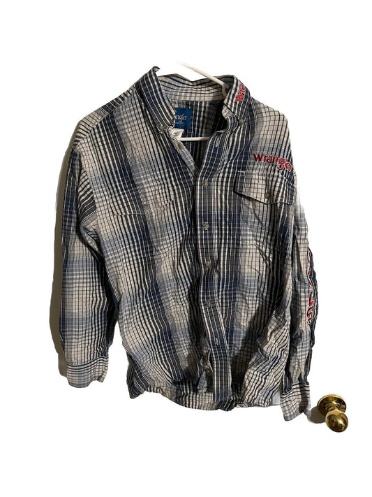 Wrangler Cowboy Rodeo Button Down Medium 