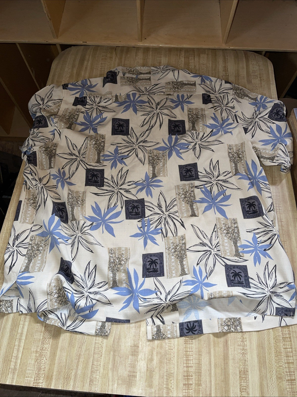 reyn spooner regency silk jacquard Shirt XXL