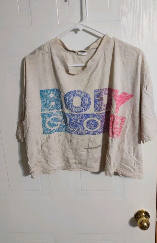 Vintage Body Glove Half Shirt Has Stains