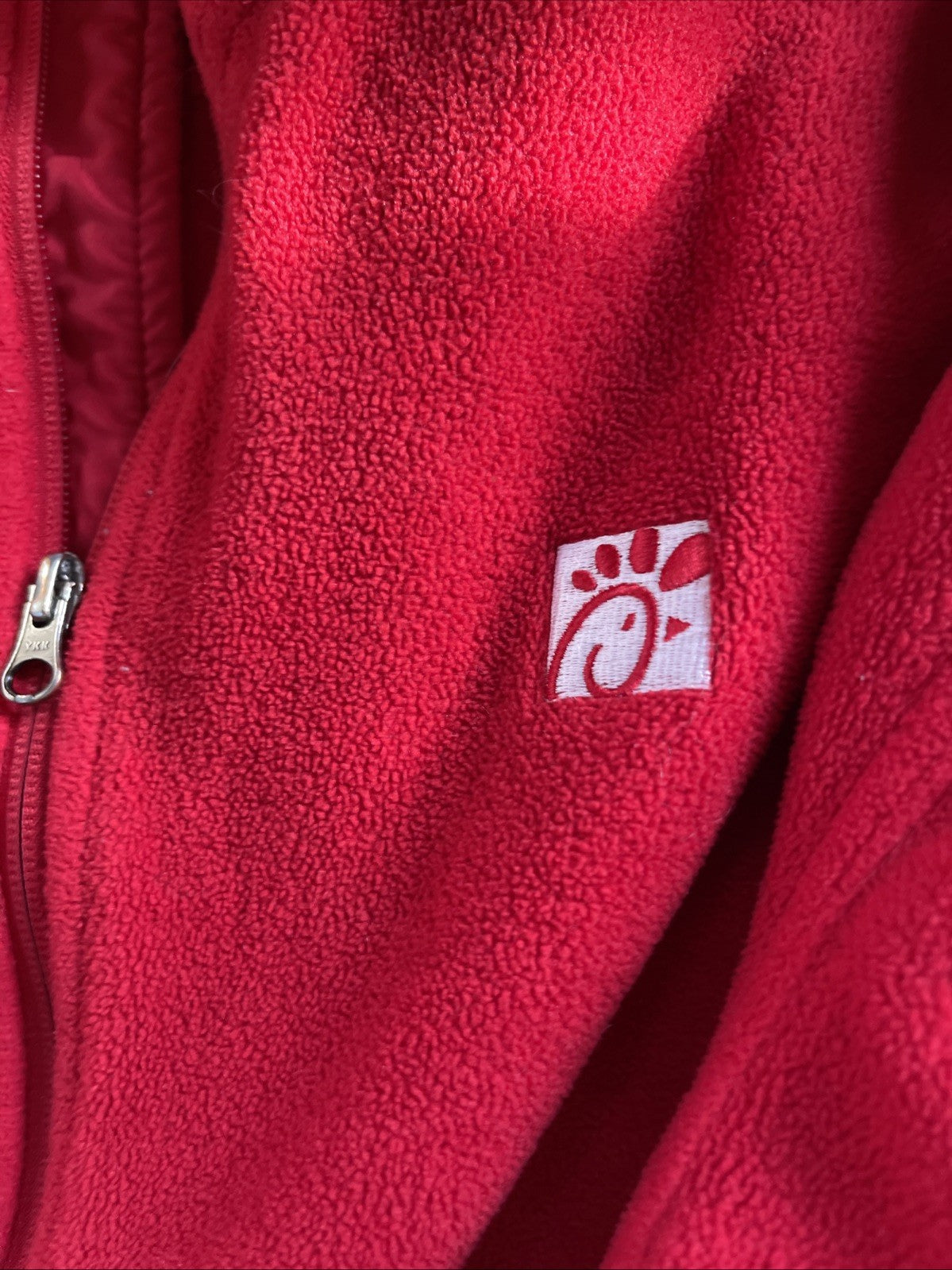 Chik Fil A Employee Full Zip 2XL 