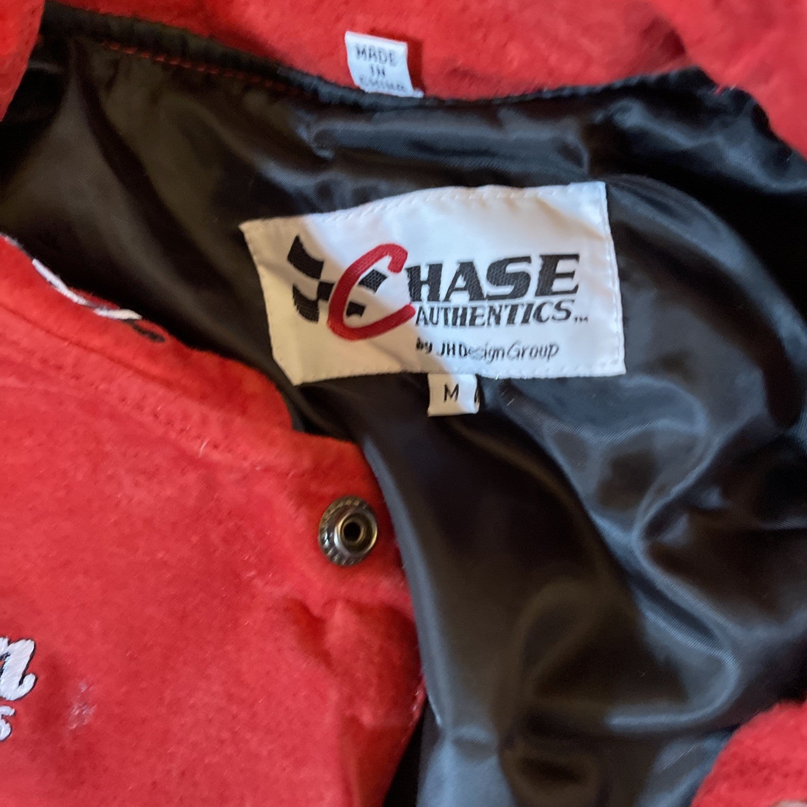 Chase Authentics JH Design Budweiser King Of Beers Jacket Medium 