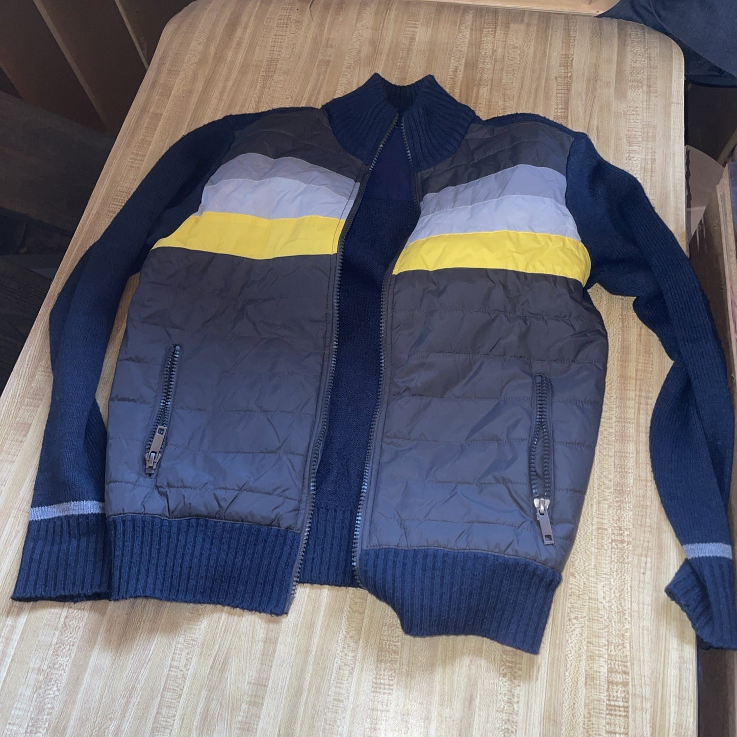 Defacto Full Zip Sweater Large 