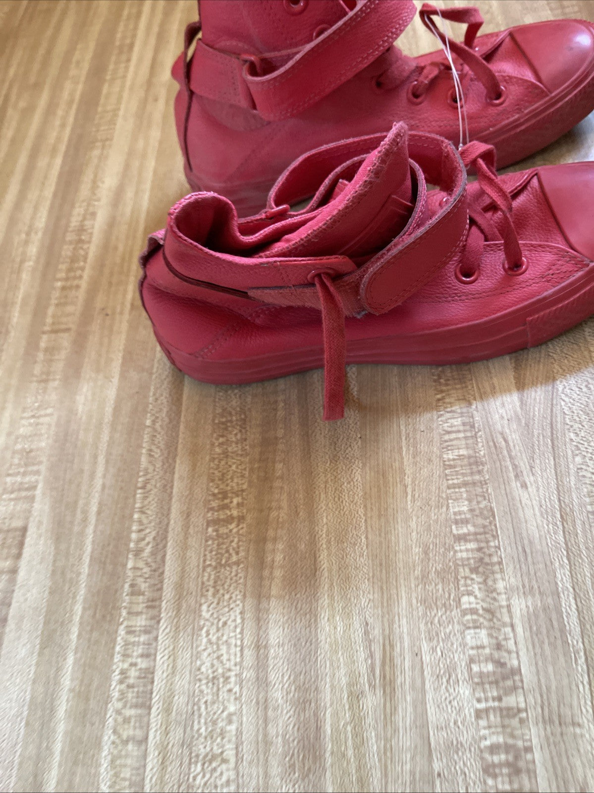 Converse All Star Leather Red Size 6.5