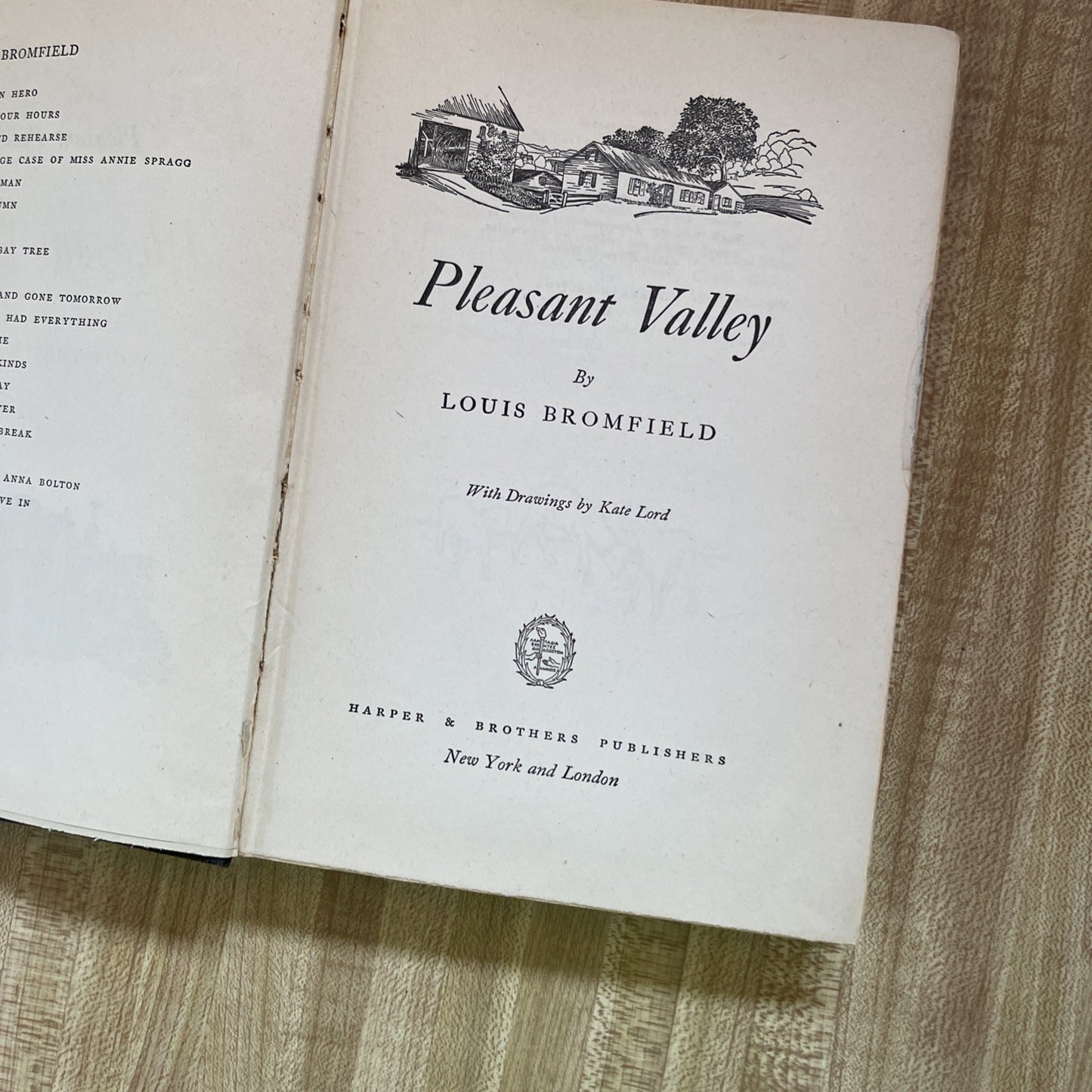 Pleasant Valley Hardcover 