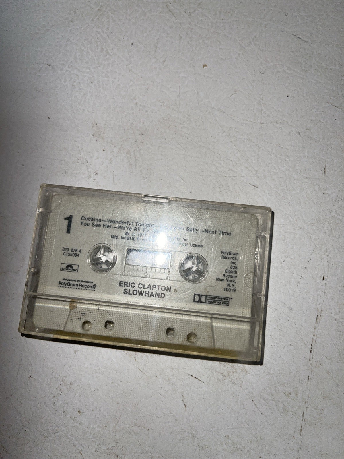 eric clapton slowhand cassette